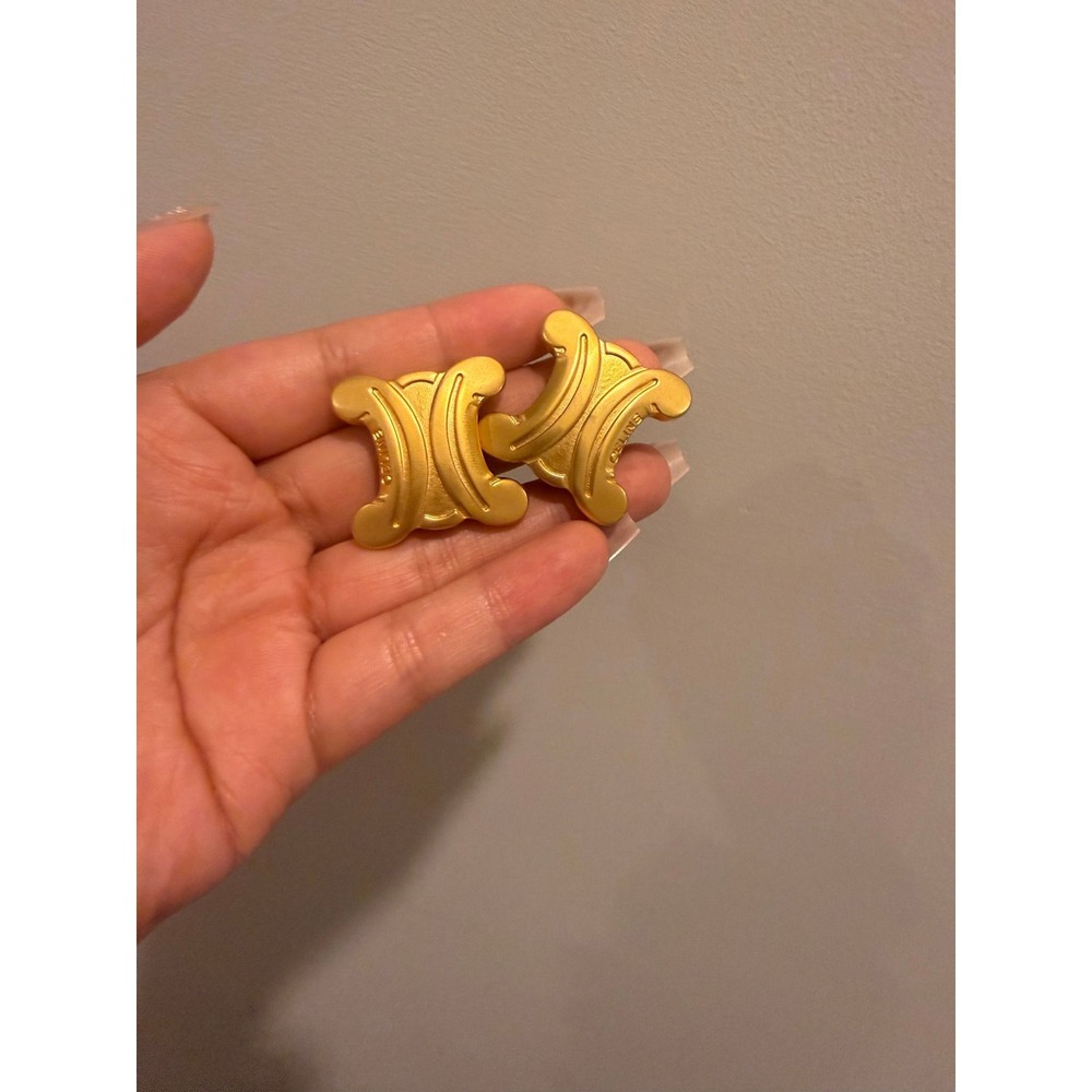 Celine Triomphe Clip On Earrings